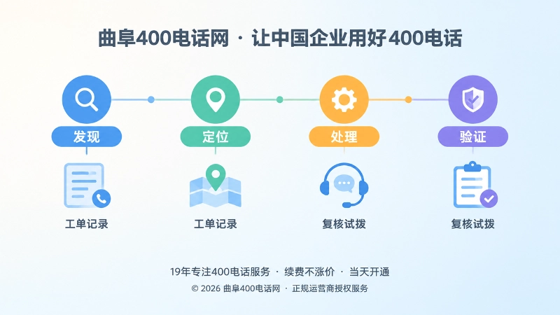 400电话异常处置四段时间线示意图